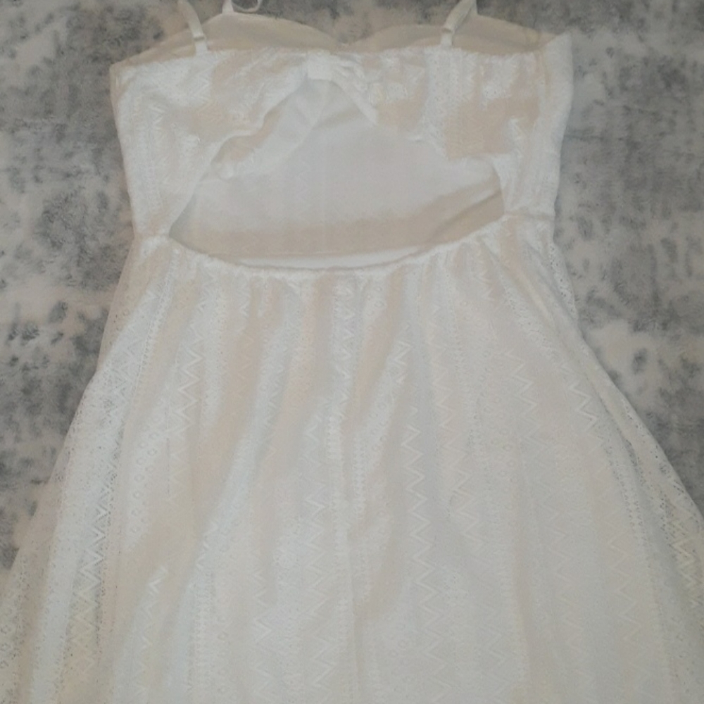 Beautiful white summer dress.